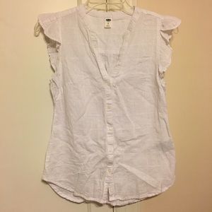 White Old Navy blouse